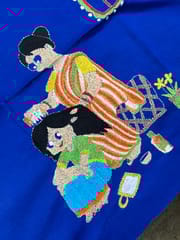 Maa Beti Kanthawork Blouse Piece