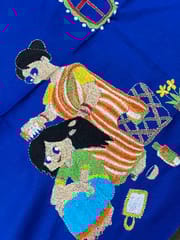 Maa Beti Kanthawork Blouse Piece