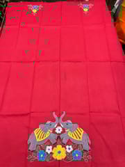 Royal Elephant Kanthawork Blouse Piece