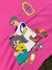 Maa Beti Kanthawork Blouse Piece