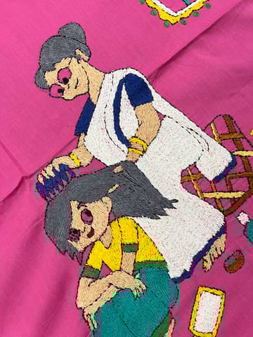 Maa Beti Kanthawork Blouse Piece