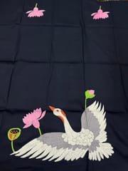 Bird Theme Kanthawork Blouse Piece