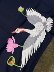 Bird Theme Kanthawork Blouse Piece