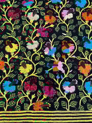 Mandhara Designer Art Silk Kanthawork Blouse Piece