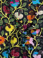 Mandhara Designer Art Silk Kanthawork Blouse Piece