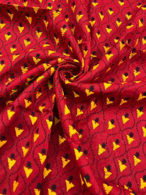 Allover Kanthawork Blouse Piece
