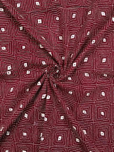 Allover Kanthawork Blouse Piece