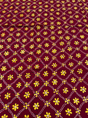 Allover Kanthawork Blouse Piece