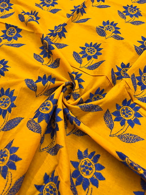 Allover Kanthawork Blouse Piece