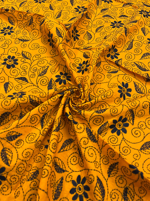 Allover Kanthawork Blouse Piece