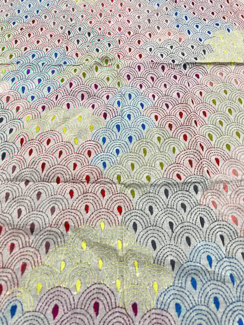 Allover Kanthawork Blouse Piece