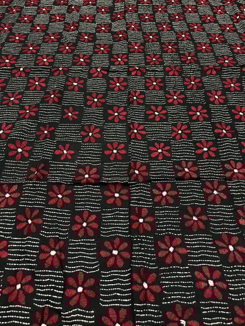 Allover Kanthawork Blouse Piece