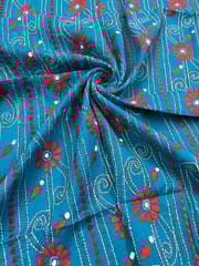 Allover Kanthawork Blouse Piece