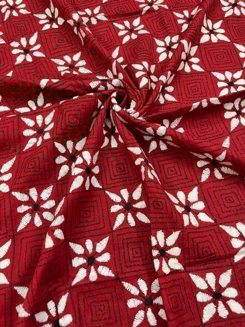 Allover Kanthawork Blouse Piece