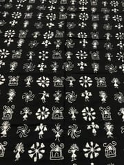 Warli Allover Kanthawork Blouse Piece