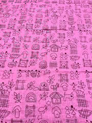 Warli Allover Kanthawork Blouse Piece
