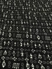 Warli Allover Kanthawork Blouse Piece