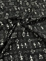 Warli Allover Kanthawork Blouse Piece