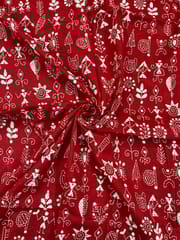 Warli Allover Kanthawork Blouse Piece
