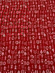 Warli Allover Kanthawork Blouse Piece