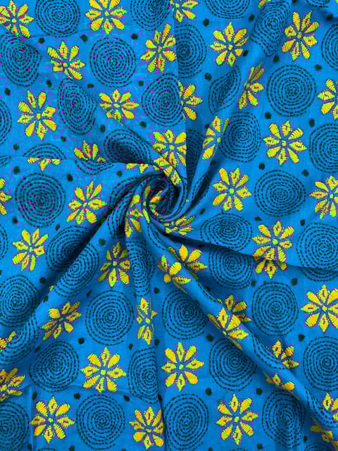 Allover Kanthawork Blouse Piece