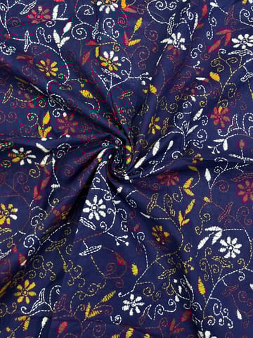 Allover Kanthawork Blouse Piece