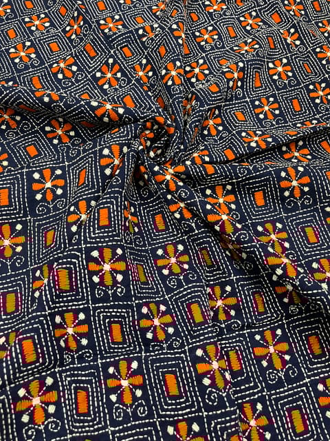 Allover Kanthawork Blouse Piece