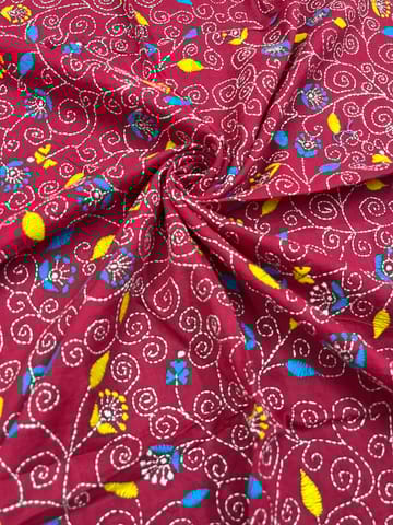 Full Kanthawork Blouse Piece
