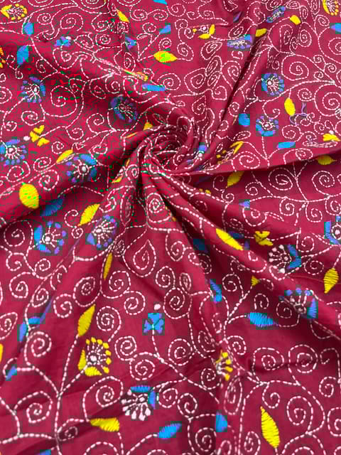 Full Kanthawork Blouse Piece