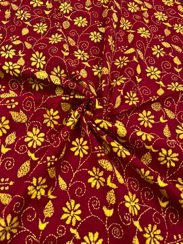 Allover Kanthawork Blouse Piece