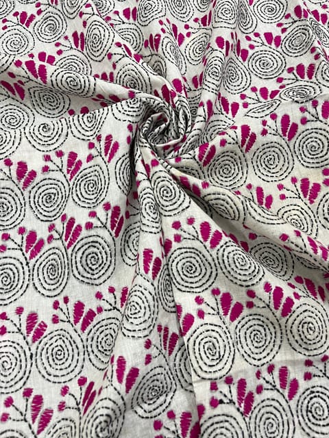 Allover Kanthawork Blouse Piece