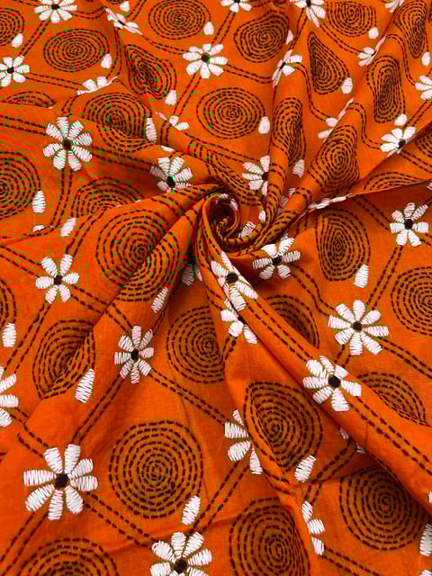Allover Kanthawork Blouse Piece
