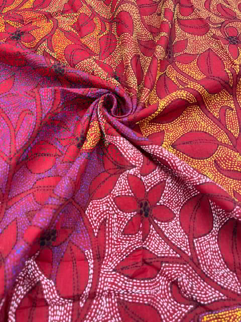 Allover Kanthawork Blouse Piece