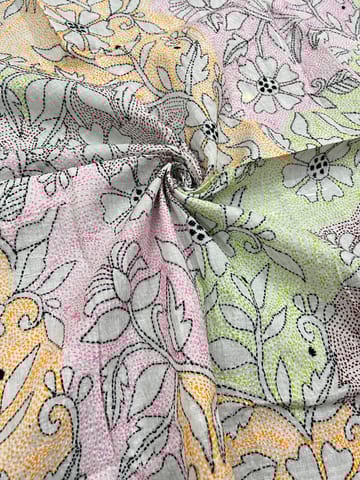 Allover Kanthawork Blouse Piece