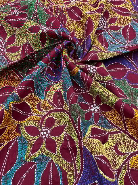Allover Kanthawork Blouse Piece