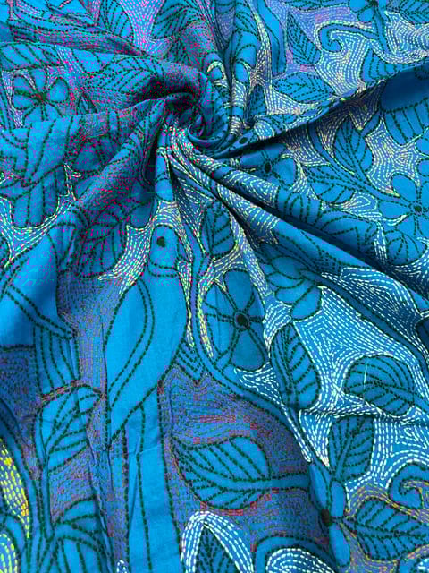 Allover Kanthawork Blouse Piece