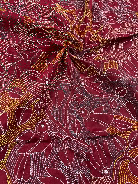 Allover Kanthawork Blouse Piece