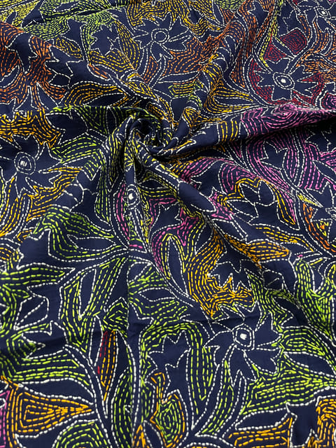 Allover Kanthawork Blouse Piece
