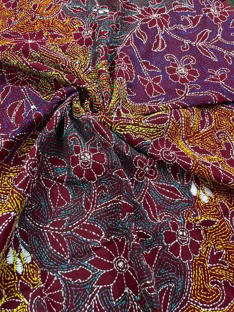 Allover Kanthawork Blouse Piece