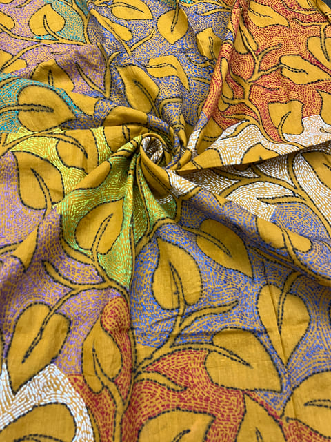 Allover Kanthawork Blouse Piece