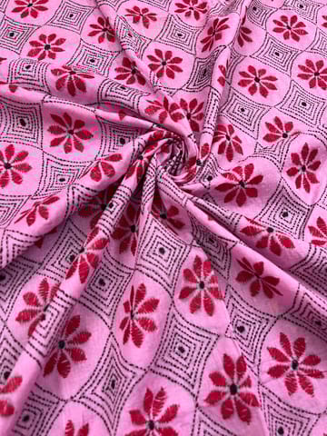Allover Kanthawork Blouse Piece