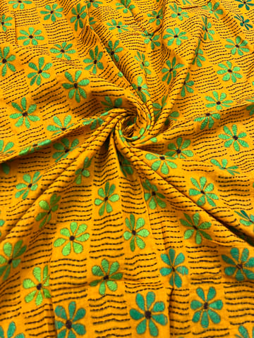 Allover Kanthawork Blouse Piece