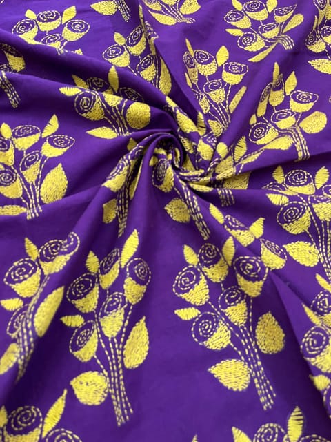 Allover Kanthawork Blouse Piece