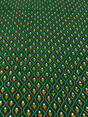 Allover Kanthawork Blouse Piece