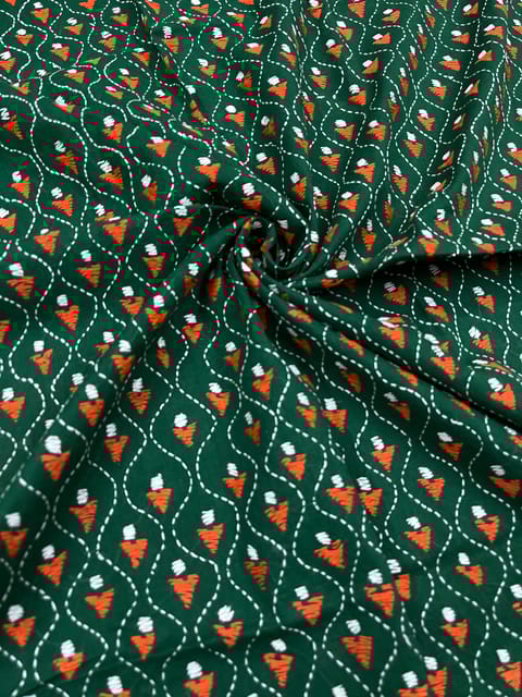 Allover Kanthawork Blouse Piece