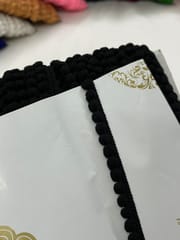Pompom Lace - BLACK