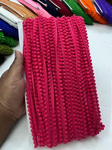 Pompom Lace - PINK