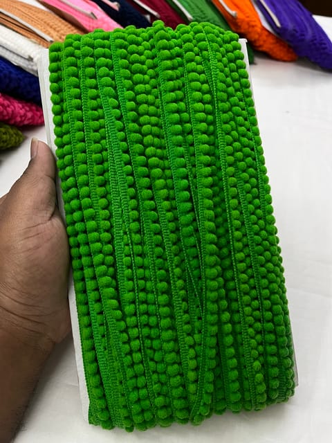Pompom Lace - GREEN