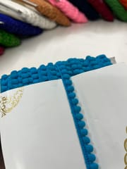 Pompom Lace - SKY BLUE