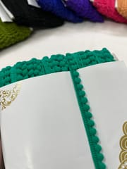 Pompom Lace - RAMA GREEN